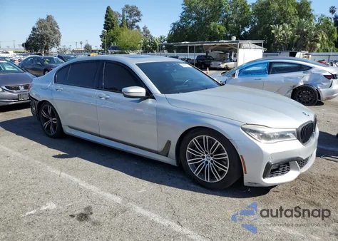 2016 BMW 750 Xi из США, поврежденный, VIN WBA7F2C54GG417202